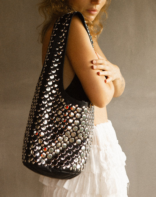 Studded Leather Bag