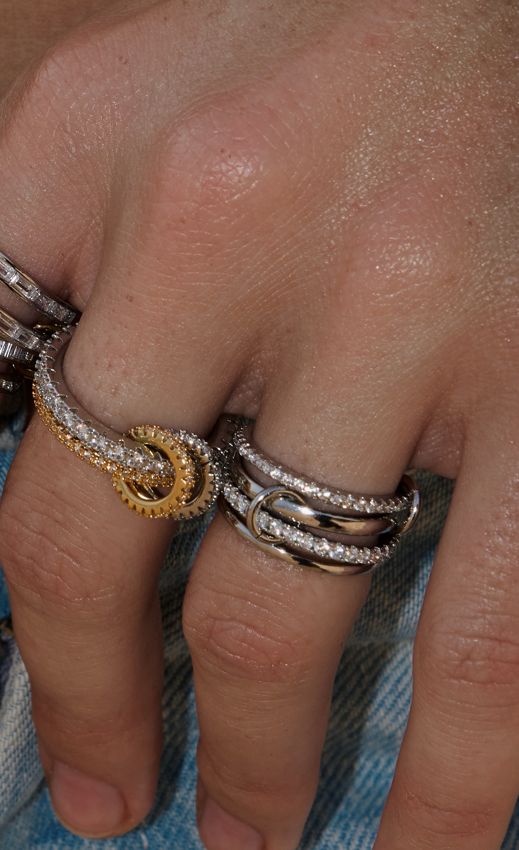 Serpent · Mixed Metal Ring Set