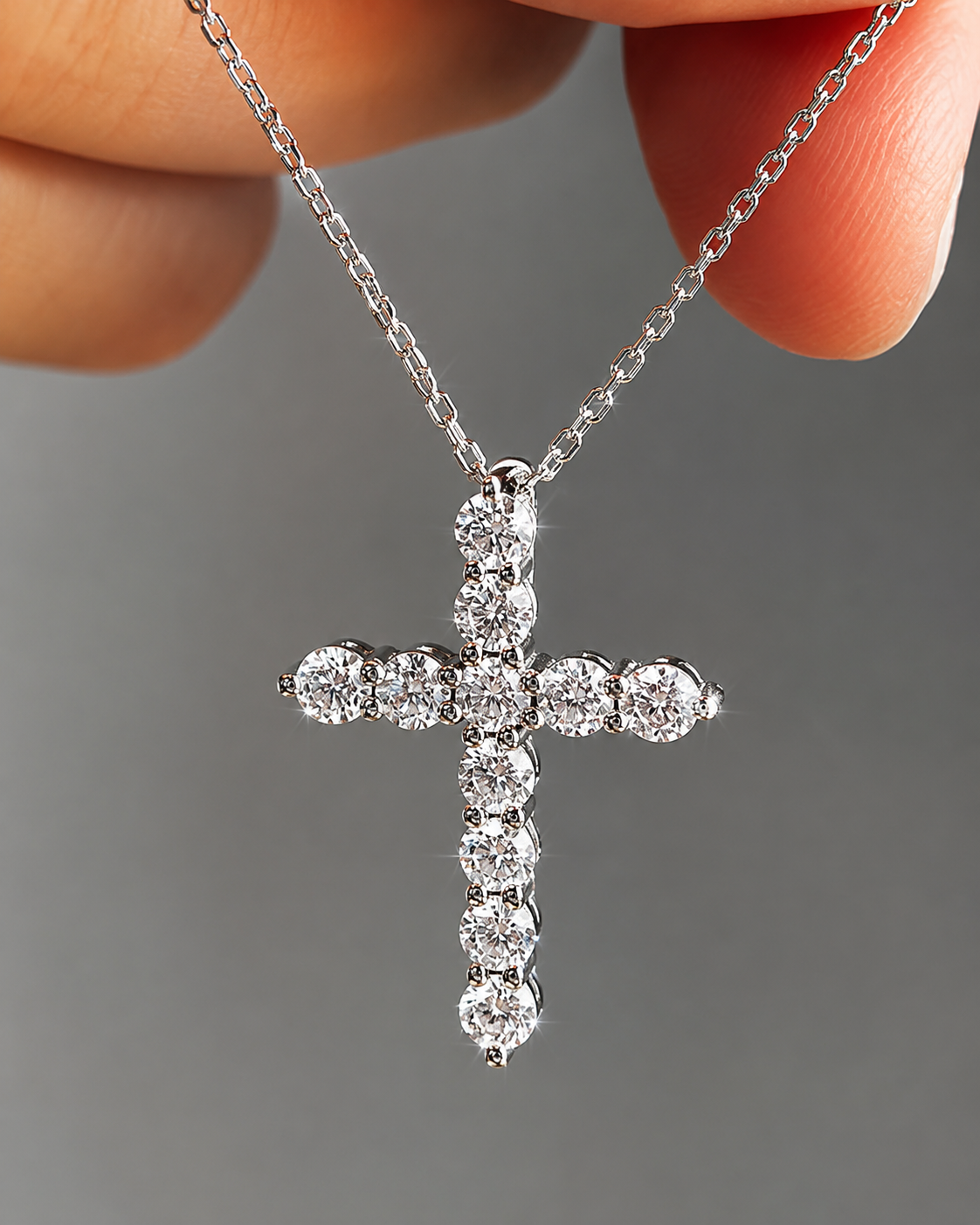 The Saint - A Perfect Moissanite Cross