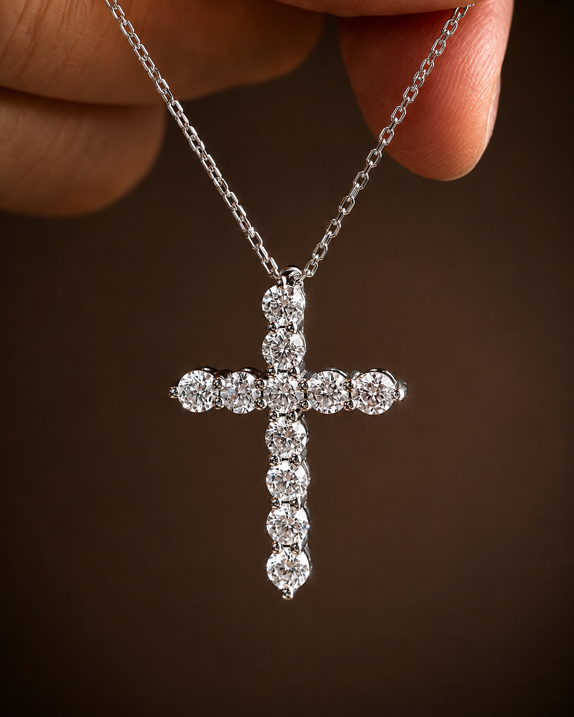 The Saint - A Perfect Moissanite Cross
