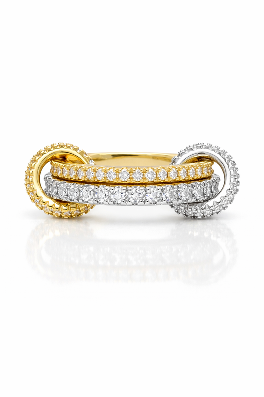 Serpent · Mixed Metal Ring Set