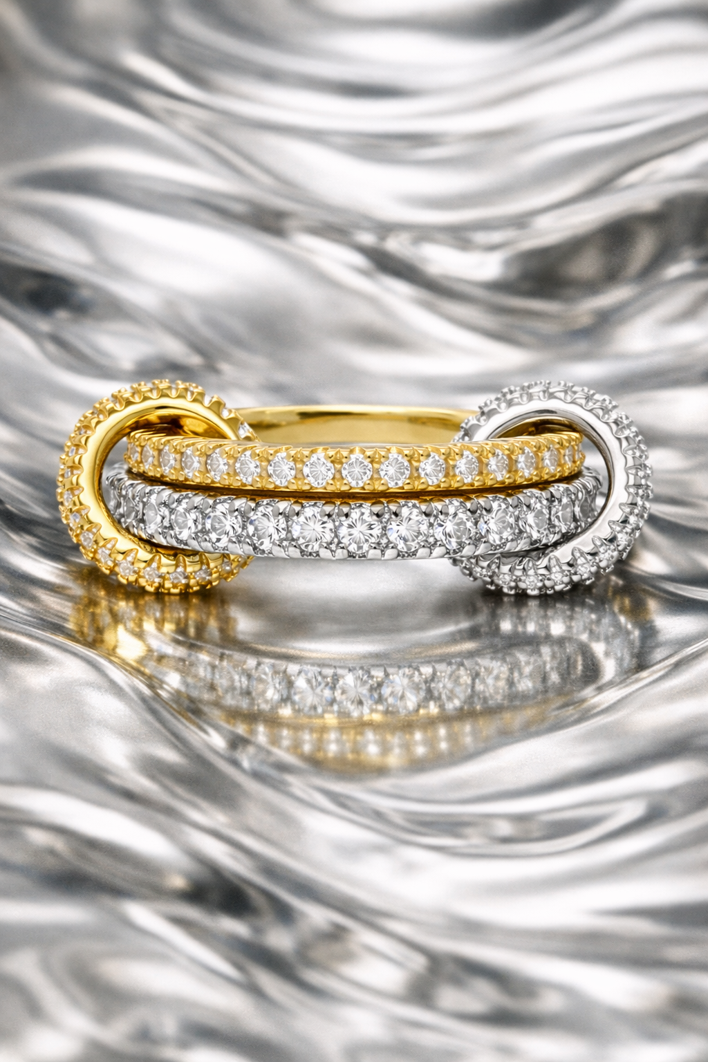 Serpent · Mixed Metal Ring Set