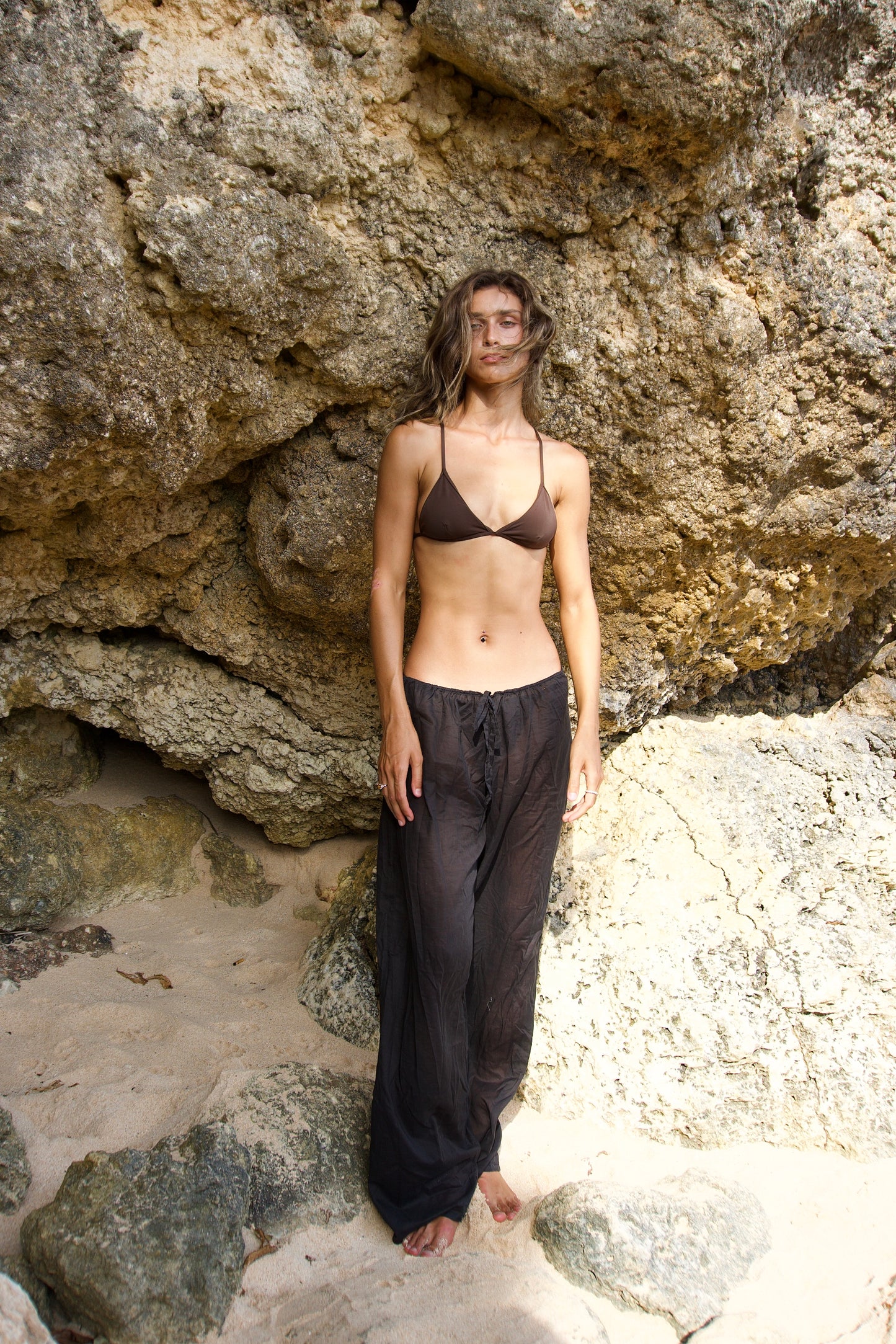 Long Pants Black Organic Cotton