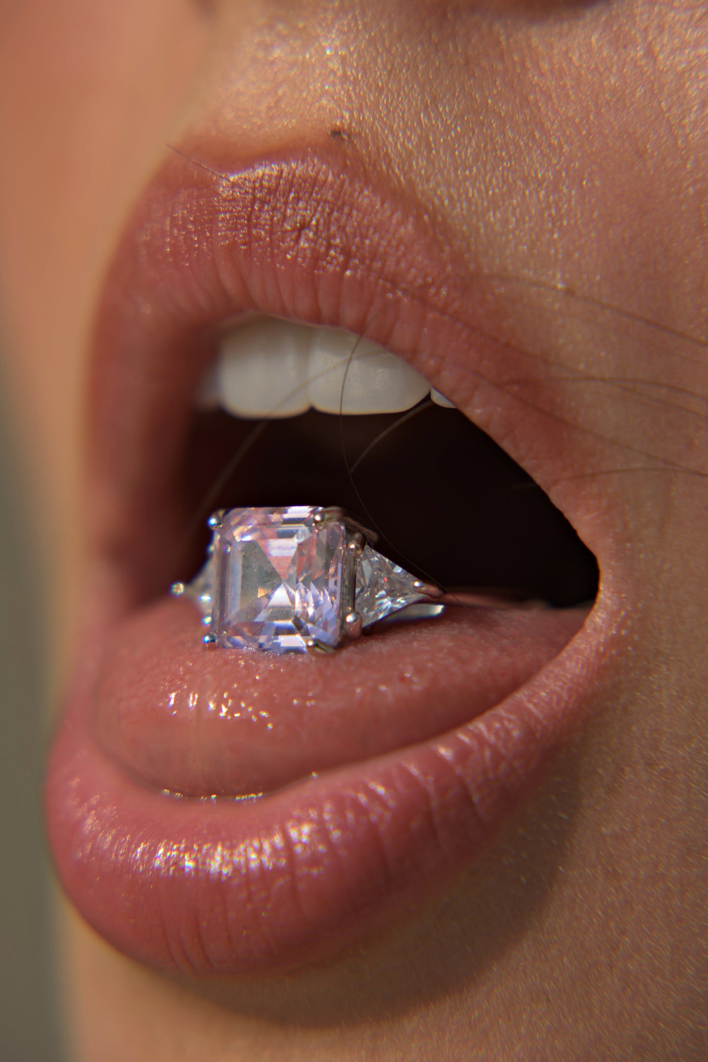 Trophy Wife · Pink Moissanite Ring