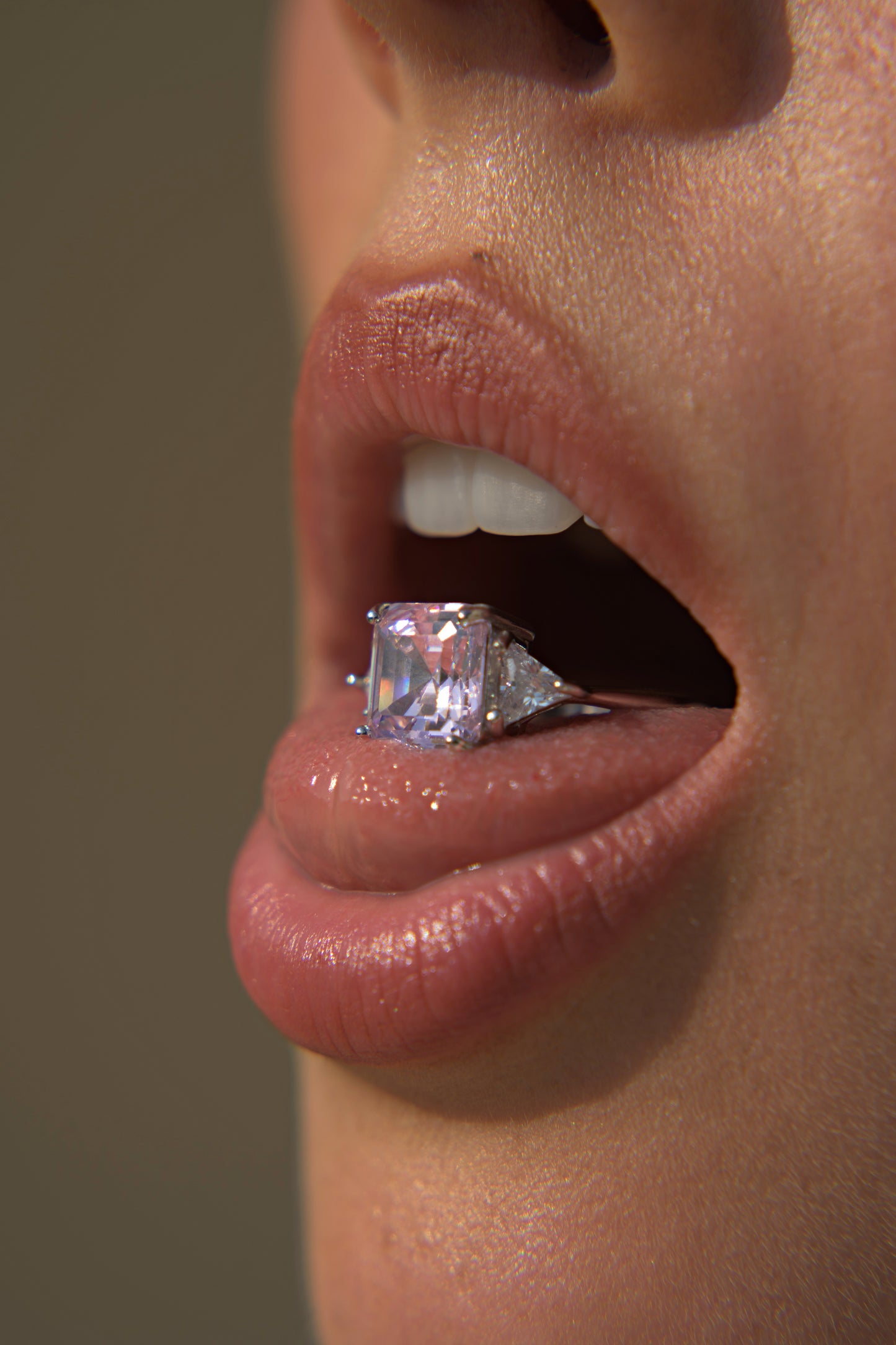 Trophy Wife · Pink Moissanite Ring
