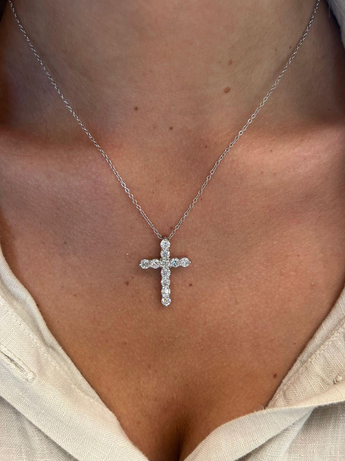 The Saint - A Perfect Moissanite Cross