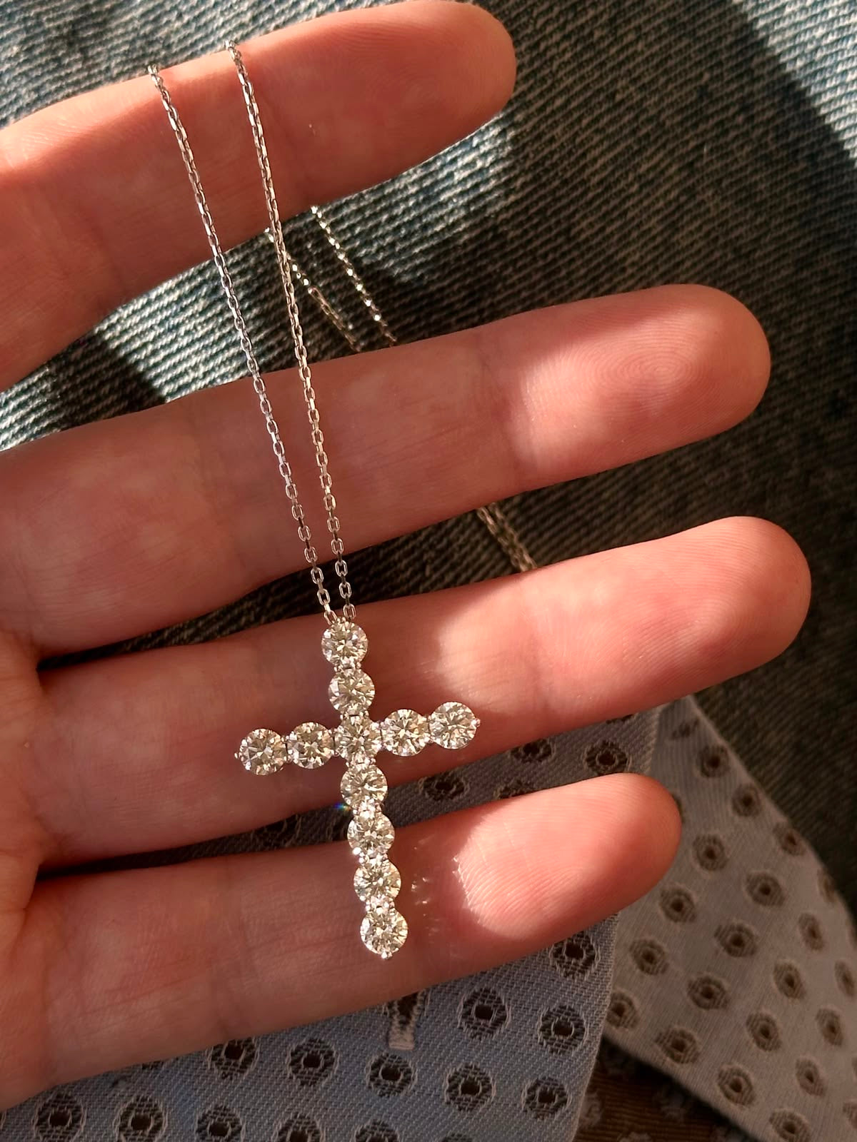 The Saint - A Perfect Moissanite Cross