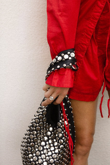 Studded Leather Bag