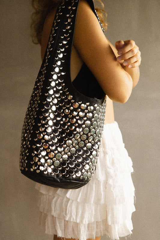 Studded Leather Bag
