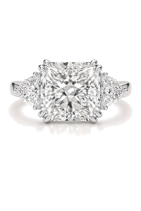 Trophy Wife · Diamond Cut Moissanite Ring